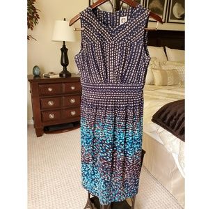 3/$15 Anne Klein Geometric Sheath Dress